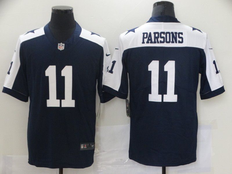 Men Dallas Cowboys #11 Parsons Blue Nike Vapor Untouchable Limited 2021 NFL Jersey->philadelphia eagles->NFL Jersey